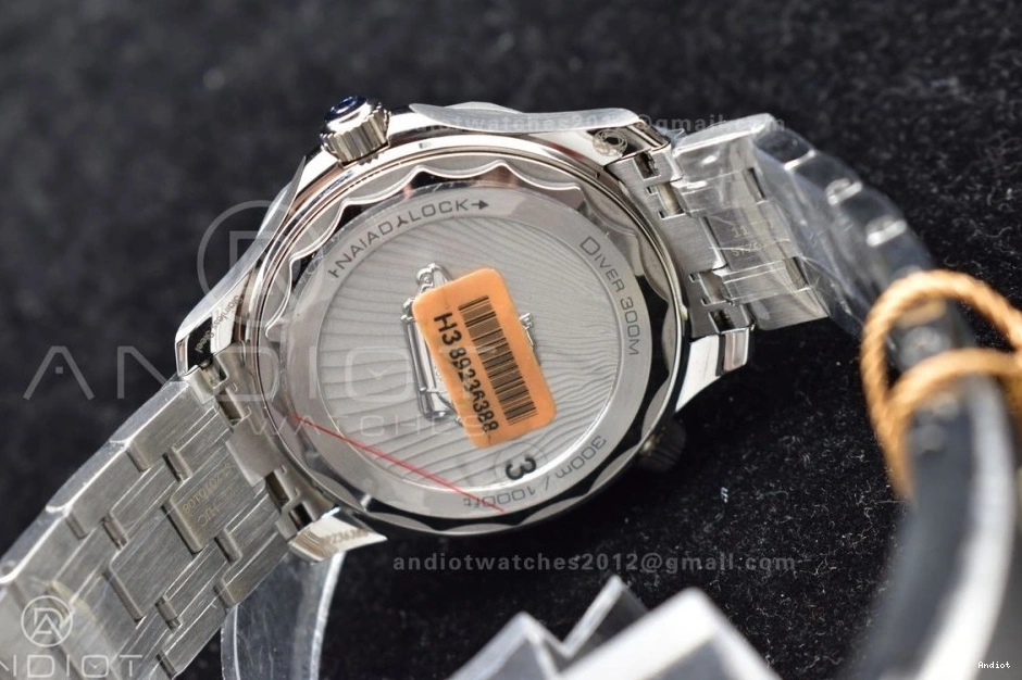 1:1 SS Edition A8800 Diver Ceramic Seamaster Black Dial VSF 300M Black Best On Bracelet 0426